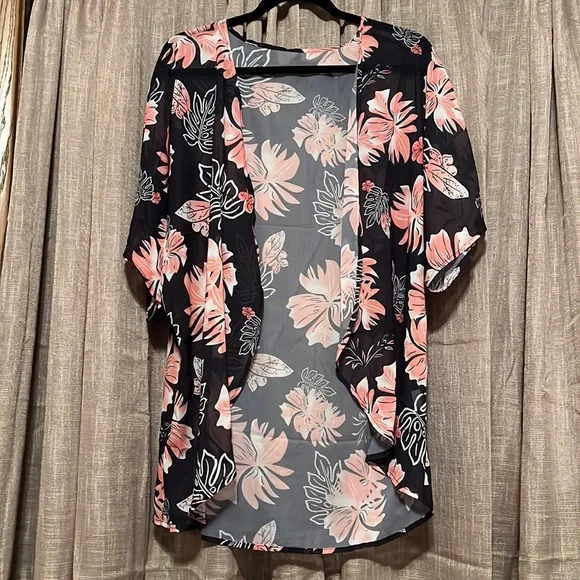 Amazon Tops Zando Womens Floral Kimono Cover Ups Short Sleeve